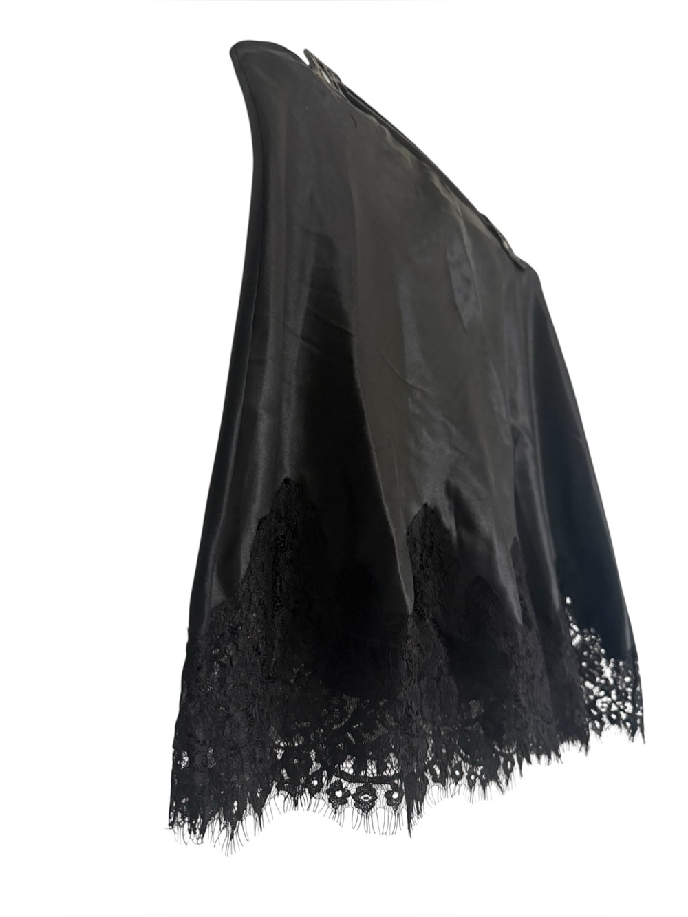 Reformation Carolina Silk Mini Skirt in Black Size Large - Picture 5 of 8